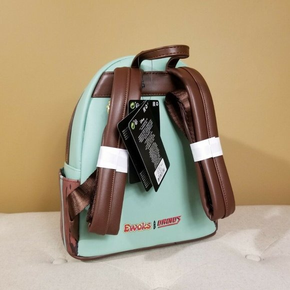 Loungefly Star Wars Ewoks and Droids Glow in the Dark Exclusive Backpack NEW main image 3